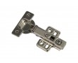Full Overlay 110 Degree Stainless Steel Shallow Cup Hinge -Knock In with Mount