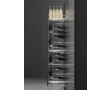 VIBO Pullout Bottle Rack 150 Cabinet - Galaxy Chrome