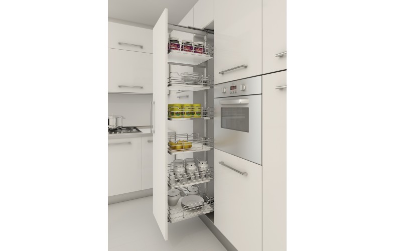 Full Height Pullout Pantry 1880 - 2180mm High - Pull-out ...