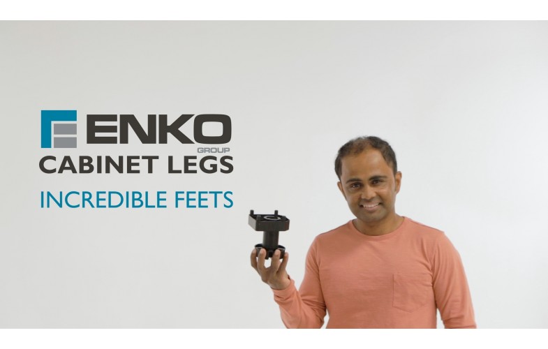 Enko Cabinet Legs - Short (90-165mm)